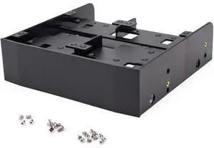 Drive Bay Adapter 2.5 / 3.5 HDD/SSD to 5.25 Floppy Drive Bay 5.25 Bay Mounting Bracket Kit Internal Hard Disk Drive Mounting Kit with Screws Drive Bay Adapter 2.5 / 3.5 HDD/SSD to 5.25 Floppy Drive Bay 5.25 Bay Mounting Bracket Kit Internal Hard Disk Drive Mounting Kit with Screws