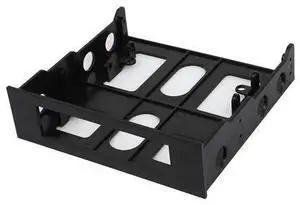 3.5" to 5.25" Drive Bay Computer Case Adapter Bracket - Black/3.5 " to 5.25 " Floppy Mounting Kit Bracket, Hard Drive DVD ROM to Floppy 3.5" to 5.25" Drive Bay Computer Case Adapter Bracket - Black/3.5 " to 5.25 " Floppy Mounting Kit Bracket, Hard Drive DVD ROM to Floppy