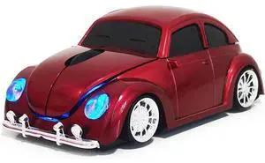 Car Mouse for Computer, Cool and Cute Car-Shaped Mouse, Wireless 2.4Ghz Optical Mice for Laptop PC Mac (Burgundy) Car Mouse for Computer, Cool and Cute Car-Shaped Mouse, Wireless 2.4Ghz Optical Mice for Laptop PC Mac (Burgundy)