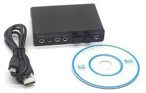 Professional USB Sound Card 6 Channel 5.1 Optical External Audio Card Converter CM6206 Chipset for Laptop Desktop Professional USB Sound Card 6 Channel 5.1 Optical External Audio Card Converter CM6206 Chipset for Laptop Desktop