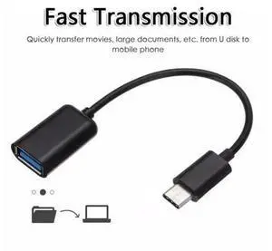 16.5CM USB Type C 3.1 Male To USB 3.0 A Female OTG Cable USB Adapter Lead For Type-c Adapter 16.5CM USB Type C 3.1 Male To USB 3.0 A Female OTG Cable USB Adapter Lead For Type-c Adapter