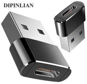 2PCS USB C Female To USB Male Otg Adapter Charging Converter Cable for Macbook Type C Usbc To Usb 3.0 Charger Cab 2PCS USB C Female To USB Male Otg Adapter Charging Converter Cable for Macbook Type C Usbc To Usb 3.0 Charger Cab