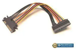 SATA III SATA 3 Male to Female 5 wire 6 Inch Extension Cable SATA III SATA 3 Male to Female 5 wire 6 Inch Extension Cable