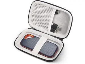Hard Carrying Case for SanDisk Extreme Pro/SanDisk Extreme Portable External SSD 500GB 1TB 2TB 4TB External Hard Drive Travel Case Protective Cover Storage Bag Hard Carrying Case for SanDisk Extreme Pro/SanDisk Extreme Portable External SSD 500GB 1TB 2TB 4TB External Hard Drive Travel Case Protective Cover Storage Bag
