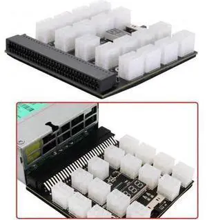 1200W Server PSU Power Supply Breakout Board Adapter with 17 Ports ATX 6 Pin for DPS-800GB 1200FB 1200QB 1200W Server PSU Power Supply Breakout Board Adapter with 17 Ports ATX 6 Pin for DPS-800GB 1200FB 1200QB