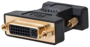 Pack of 2 DVI-A Female Connector to VGA Male Plug Adapter (DVI Female to VGA Male) Pack of 2 DVI-A Female Connector to VGA Male Plug Adapter (DVI Female to VGA Male)