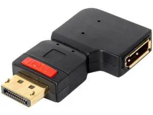 DP-016-LE Left Angled 90 Degree DisplayPort Male to Female Extension Adapter Standard DP 4K DP-016-LE Left Angled 90 Degree DisplayPort Male to Female Extension Adapter Standard DP 4K