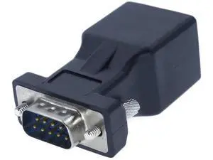DB9 to RJ45 Adapter RJ45 to RS232 Converter RJ45 Female to 9 Pin Adapter DB9 Male Serial COM Port to Network Port Adapter DB9 to RJ45 Adapter RJ45 to RS232 Converter RJ45 Female to 9 Pin Adapter DB9 Male Serial COM Port to Network Port Adapter