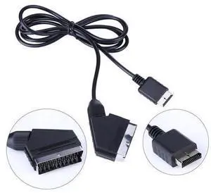 1.8m RGB SCART Cable TV AV Connection Game Cord Wire Game Console Cable TV AV Cable for PS1 PS2 PS3 Line Console 1.8m RGB SCART Cable TV AV Connection Game Cord Wire Game Console Cable TV AV Cable for PS1 PS2 PS3 Line Console