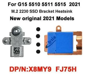 FOR M.2 SSD Support Bracket Hard Drive Mounting Metal FJ75H 0FJ75H PXNWV 0PXNWV Heat Sink For G15 5510 5511 5515 2021 FOR M.2 SSD Support Bracket Hard Drive Mounting Metal FJ75H 0FJ75H PXNWV 0PXNWV Heat Sink For G15 5510 5511 5515 2021