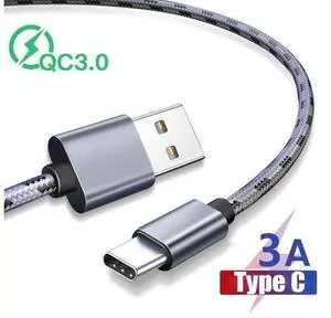 3A USB C Cable Type C USB Cable QC3.0 Fast Charger Wire for Tape C Phone Charging Wire Quick Charge 3.0 Cable for 3A USB C Cable Type C USB Cable QC3.0 Fast Charger Wire for Tape C Phone Charging Wire Quick Charge 3.0 Cable for