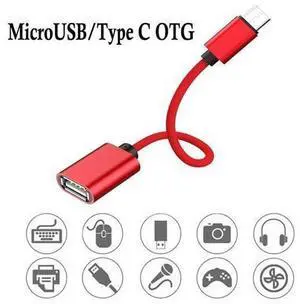 3colors 18cm Micro USB OTG Cable Type C OTG Cable Gaming OTG Adapter Cellphone Game Mouse Keyboard Connector for 3colors 18cm Micro USB OTG Cable Type C OTG Cable Gaming OTG Adapter Cellphone Game Mouse Keyboard Connector for