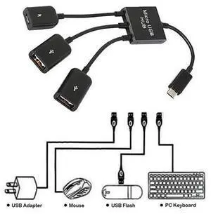 3 in 1 Micro USB OTG Game Mouse Cable Transfer Micro USB Male to Female Adapter Keyboard Adapter Cable 3 in 1 Micro USB OTG Game Mouse Cable Transfer Micro USB Male to Female Adapter Keyboard Adapter Cable