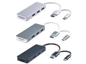 3.1 Type-C/ Micro / 3.0 To 3 x Hub And SD/TF Card Reader Combo Multi Hub Type C Accessories#20 3.1 Type-C/ Micro / 3.0 To 3 x Hub And SD/TF Card Reader Combo Multi Hub Type C Accessories#20