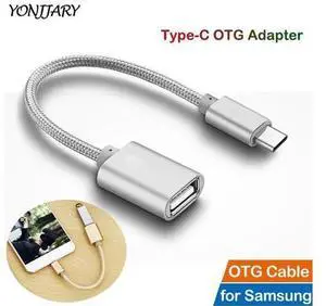 Type C OTG Adapter Cable for Galaxy S8 S9 S10 S20 Plus S10e Note 8 9 10 Pro A8+ 2018 Tab C Cable OTG Converter Type C OTG Adapter Cable for Galaxy S8 S9 S10 S20 Plus S10e Note 8 9 10 Pro A8+ 2018 Tab C Cable OTG Converter