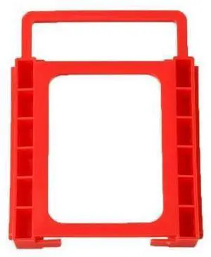 2.5 to 3.5 inch SSD to HDD Mounting Adapter Bracket Hard Drive Holder Mounting Adapter Bracket RED 2.5 to 3.5 inch SSD to HDD Mounting Adapter Bracket Hard Drive Holder Mounting Adapter Bracket RED