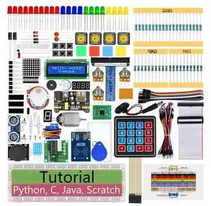 Freenove RFID Starter Kit for Raspberry Pi 5 4 B 3 B+ 400 Zero 2 W, 927-Page Detailed Tutorial, Python C Java Scratch Processing Code, 204 Items, 122 Projects (Raspberry Pi NOT Included) Freenove RFID Starter Kit for Raspberry Pi 5 4 B 3 B+ 400 Zero 2 W, 927-Page Detailed Tutorial, Python C Java Scratch Processing Code, 204 Items, 122 Projects (Raspberry Pi NOT Included)
