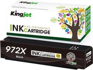 Kingjet 972X Black Ink Cartridges Replacement 972X 972 972A Black Ink for PageWide Pro 477dw 577dw 577z 552dw 452dn 452dw 477dn PageWide Managed P55250dw P57750dw Printer, 1 972X Black Kingjet 972X Black Ink Cartridges Replacement 972X 972 972A Black Ink for PageWide Pro 477dw 577dw 577z 552dw 452dn 452dw 477dn PageWide Managed P55250dw P57750dw Printer, 1 972X Black