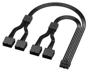 16Pin 12VHPWR to 4x8Pin Adapter Power Cables 16Pin to 4x8Pin Power Cord PCIE 5.0 Graphics Card Power Adapter Cable(30cm) 16Pin 12VHPWR to 4x8Pin Adapter Power Cables 16Pin to 4x8Pin Power Cord PCIE 5.0 Graphics Card Power Adapter Cable(30cm)