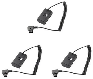 3X Power Adapter Cable for D-Tap Connector to NP-F Dummy for Sony NP F550 F570 NP F970 3X Power Adapter Cable for D-Tap Connector to NP-F Dummy for Sony NP F550 F570 NP F970