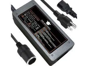 AC to DC Converter 110V to 12V 5A 60W Car Cigarette Lighter Adapter - Wall Plug Outlet Female Socket Converter - 110/120 to 12 Volt AC/DC Adapter Power Supply AC to DC Converter 110V to 12V 5A 60W Car Cigarette Lighter Adapter - Wall Plug Outlet Female Socket Converter - 110/120 to 12 Volt AC/DC Adapter Power Supply