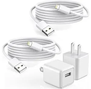 iPhone Charger 2Pack 6FT USB Wall Charger Fast Charging USB Cable Charging Cube Travel Plug Block with 6Foot Fast Cuble Lightning Cable Cord for iPhone 14 13 12 11 Pro Max XS XR X 8 7 SE2022 iPad iPhone Charger 2Pack 6FT USB Wall Charger Fast Charging USB Cable Charging Cube Travel Plug Block with 6Foot Fast Cuble Lightning Cable Cord for iPhone 14 13 12 11 Pro Max XS XR X 8 7 SE2022 iPad