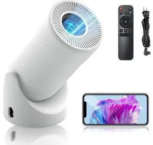 AOC Mini Projector with WiFi and Bluetooth, Smart Projector Full HD 4K Support with 180° Rotation Adjustment, 220 ANSI,8000 Lumens,Vertical Auto Keystone Correction, Short Throw Projector for Phone AOC Mini Projector with WiFi and Bluetooth, Smart Projector Full HD 4K Support with 180° Rotation Adjustment, 220 ANSI,8000 Lumens,Vertical Auto Keystone Correction, Short Throw Projector for Phone