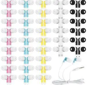 100 Pcs Kids Bulk Earbud Headphones for Classroom Student Wired Headphones in-Ear Earbud 3.5 mm Disposable Earphones Set for Kids Adult Class School Library Laptop(Multicolor) 100 Pcs Kids Bulk Earbud Headphones for Classroom Student Wired Headphones in-Ear Earbud 3.5 mm Disposable Earphones Set for Kids Adult Class School Library Laptop(Multicolor)