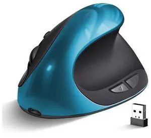 Woddlffy Ergonomic Mouse,Rechargeable Wireless Mouse Vertical Mice with USB Receiver Small Mouse with 6 Buttons 1000/1200/1600 Computer Mouse for Laptop PC(Blue) Woddlffy Ergonomic Mouse,Rechargeable Wireless Mouse Vertical Mice with USB Receiver Small Mouse with 6 Buttons 1000/1200/1600 Computer Mouse for Laptop PC(Blue)