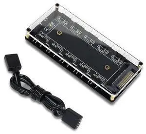 5V 3Pin ARGB LED Hub,10 Way 5V 3 Pin RGB Splitter 5V 3Pin ARGB LED Hub,10 Way 5V 3 Pin RGB Splitter