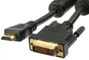 DIXSG RC-10-HDM-DVM-BK - 10-Foot HDMI to DVI Cable (24 + 1-Pin) DIXSG RC-10-HDM-DVM-BK - 10-Foot HDMI to DVI Cable (24 + 1-Pin)