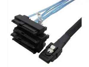 100CM Mini SAS Cable SFF 8087 36pin to SFF 8482 Hard Disk and Power x4 SAS 100CM Mini SAS Cable SFF 8087 36pin to SFF 8482 Hard Disk and Power x4 SAS