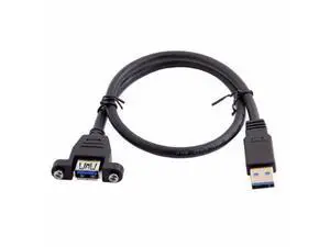 super speed USB 3.0 panel mount Cable female To Male A M F extension cable 0.5m super speed USB 3.0 panel mount Cable female To Male A M F extension cable 0.5m