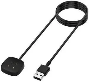 30cm/1m Charging Data Cradle Fast Charge Magnetic Watch Charger Cable Replacement Cord Dock Accessories for Fitbit Versa4/sense2 30cm/1m Charging Data Cradle Fast Charge Magnetic Watch Charger Cable Replacement Cord Dock Accessories for Fitbit Versa4/sense2