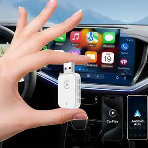 2 in 1 CarPlay Android Auto Adapter Carplay AI Box Convert Wired To Auto Connect Plug & Play for Factory Wired 2 in 1 CarPlay Android Auto Adapter Carplay AI Box Convert Wired To Auto Connect Plug & Play for Factory Wired