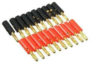 Plated Speaker Banana Connector Horn Speakers Gold 20pcs 4mm Banana Plug Compatible with up to 3mm of Speaker Cable Plated Speaker Banana Connector Horn Speakers Gold 20pcs 4mm Banana Plug Compatible with up to 3mm of Speaker Cable