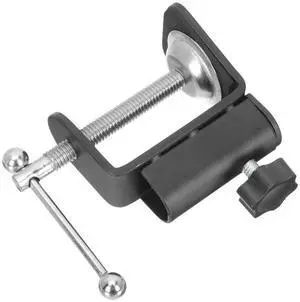 Alloy l Microphone Mount Clamp Adjustable Table Fixed Clip Heavy-Duty Desk Clamp Protective Screw Multipurpose Microphone Alloy l Microphone Mount Clamp Adjustable Table Fixed Clip Heavy-Duty Desk Clamp Protective Screw Multipurpose Microphone