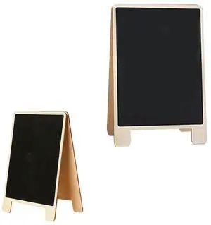 2Pcs Sturdy Wooden Message Board Chalkboard with Stand Double Side Writing Surface Exquisite Design Home Decoration Note Board 2Pcs Sturdy Wooden Message Board Chalkboard with Stand Double Side Writing Surface Exquisite Design Home Decoration Note Board