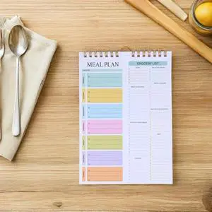 A5 Pastel Undated Weekly Meal Planner Notebook Spiral Bound Household Planner Notebook Tearable Grocery List Pad Family Meal A5 Pastel Undated Weekly Meal Planner Notebook Spiral Bound Household Planner Notebook Tearable Grocery List Pad Family Meal