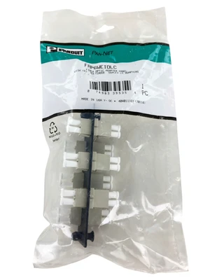 Panduit FAP6WEIDLC Opticom Fiber Optic Adapter Panel, 6 LC Duplex OM1 Multimode 62 Panduit FAP6WEIDLC Opticom Fiber Optic Adapter Panel, 6 LC Duplex OM1 Multimode 62