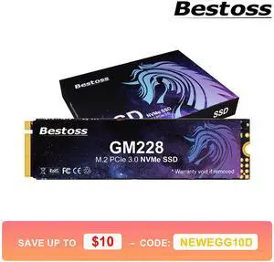 Bestoss 2TB M.2 PCIe NVMe 2280 SSD Gen3.0 x4 3D NAND Internal Solid State Drive, Seq. Read Speeds Up to 2200MB/s, Compatible with Desktop or Laptop Bestoss 2TB M.2 PCIe NVMe 2280 SSD Gen3.0 x4 3D NAND Internal Solid State Drive, Seq. Read Speeds Up to 2200MB/s, Compatible with Desktop or Laptop