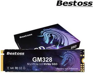 Bestoss 256GB NVMe SSD M.2 PCIe 3.0, Gen 3x4 2280 Internal Solid State Drive, 3D NAND TLC, Up to 3200MB/s, Compatible with Laptop and PC Desktops Bestoss 256GB NVMe SSD M.2 PCIe 3.0, Gen 3x4 2280 Internal Solid State Drive, 3D NAND TLC, Up to 3200MB/s, Compatible with Laptop and PC Desktops
