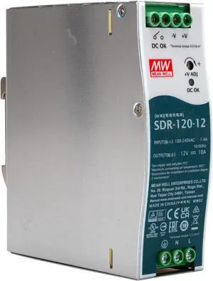 DIN Rail Power Supply Mean Well SDR-120-12 10 A 120 W 1 x DIN Rail Power Supply Mean Well SDR-120-12 10 A 120 W 1 x