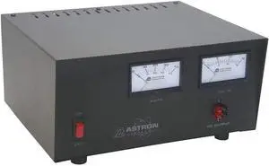 Astron RS-70M-AP Desktop 13.8VDC Linear Power Supply with Meters and Anderson Power Poles, 70A Peak, 57A Continuous Astron RS-70M-AP Desktop 13.8VDC Linear Power Supply with Meters and Anderson Power Poles, 70A Peak, 57A Continuous