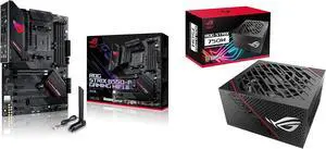 ASUS ROG Strix 750W Power Supply and ROG Strix B550-F Gaming Motherboard Bundle ASUS ROG Strix 750W Power Supply and ROG Strix B550-F Gaming Motherboard Bundle