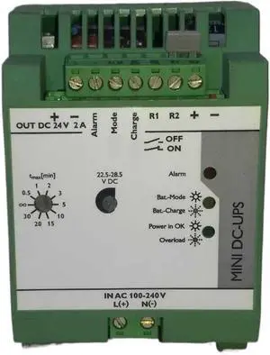 Uninterruptible Power Supply 2866640 MINI-DC-UPS/24DC/2 Uninterruptible Power Supply 2866640 MINI-DC-UPS/24DC/2