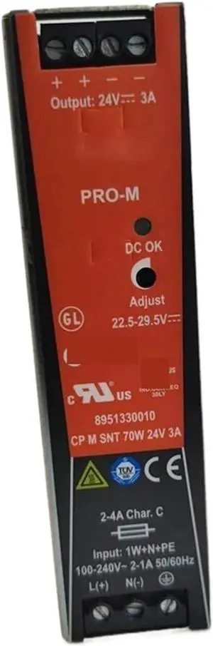 NURII Switch Power Supply, CP M SNT 70W 24V 3A, 8951330010 NURII Switch Power Supply, CP M SNT 70W 24V 3A, 8951330010