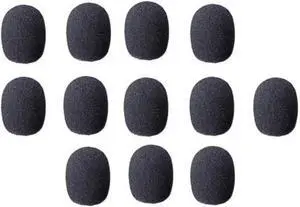 Sony ADR66B Urethane Windscreen Kit for ECM-66 Microphone, Set of 6, Black Sony ADR66B Urethane Windscreen Kit for ECM-66 Microphone, Set of 6, Black