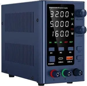 dc Power Supply Adjustable DC Regulated Switching Power Supply EPS3205 Battery Charging Mobile Phone Computer Repair Aging Power Supply(EPS3205(0-32V/0-5A) Blue) dc Power Supply Adjustable DC Regulated Switching Power Supply EPS3205 Battery Charging Mobile Phone Computer Repair Aging Power Supply(EPS3205(0-32V/0-5A) Blue)