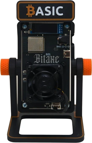 BASIC Solo Bitcoin Miner Bitaxe Gamma 601 BM1370 ASIC, 1.2 TH/s Open Source Crypto Mining Device with AxeOS, 2.4G Wi-Fi, OLED Display, Low Noise Home Mining Unit, 5V Power Supply & Stand Included BASIC Solo Bitcoin Miner Bitaxe Gamma 601 BM1370 ASIC, 1.2 TH/s Open Source Crypto Mining Device with AxeOS, 2.4G Wi-Fi, OLED Display, Low Noise Home Mining Unit, 5V Power Supply & Stand Included
